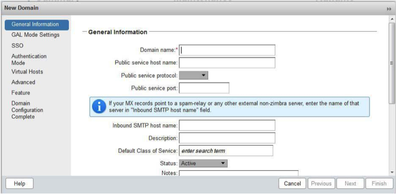 Create Domain