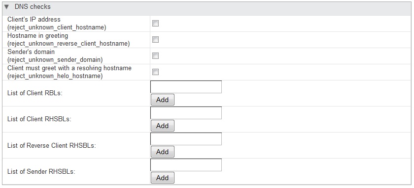 DNS Checks