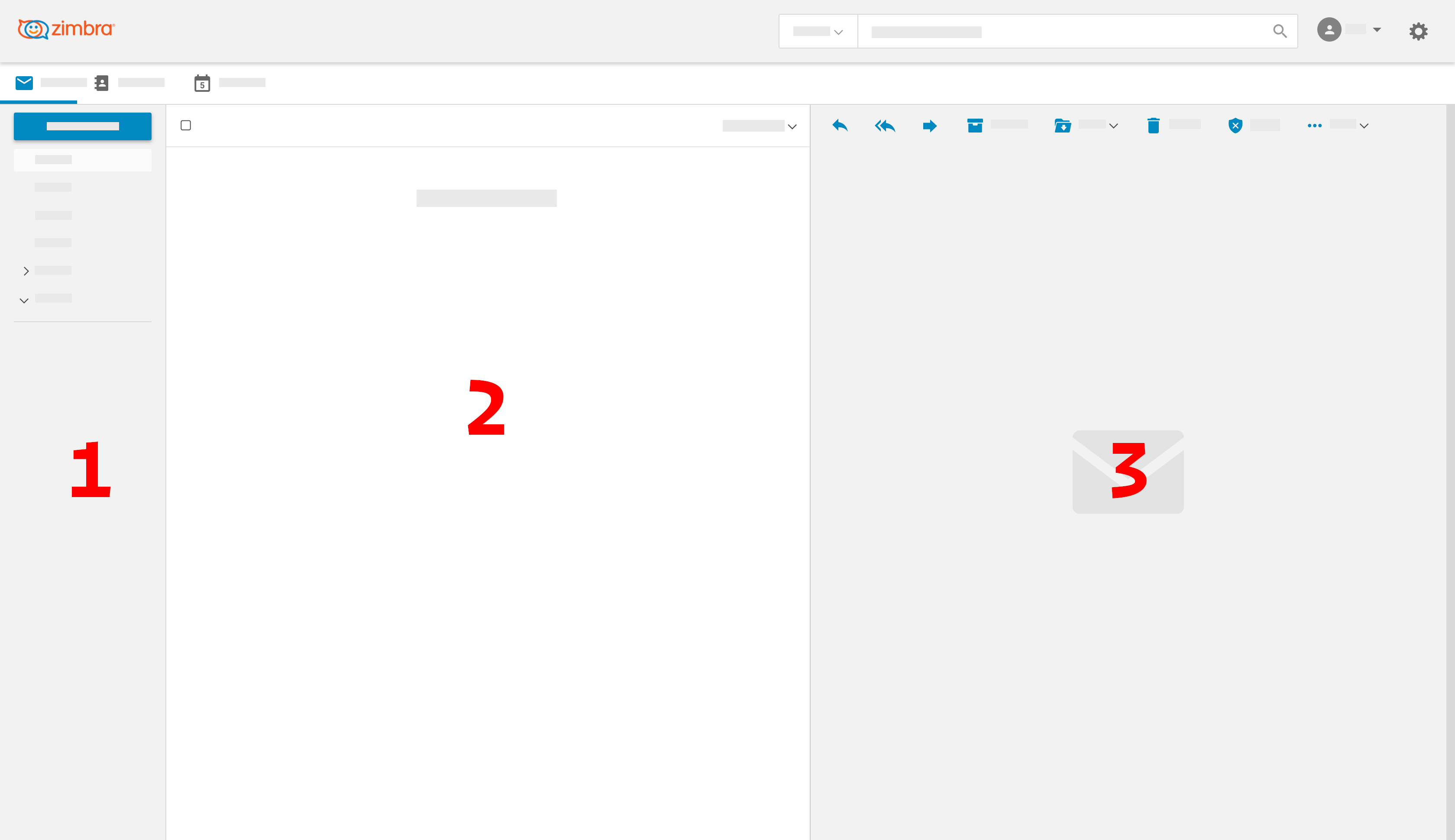 Email interface